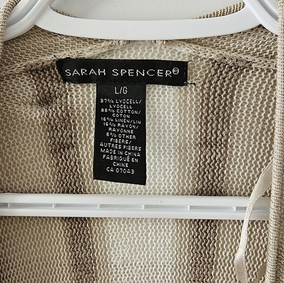 Sarah spencer cardigan in beige size large - Picture 5 of 5